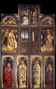 Jan Van Eyck The Ghent altar piece voltooid France oil painting artist